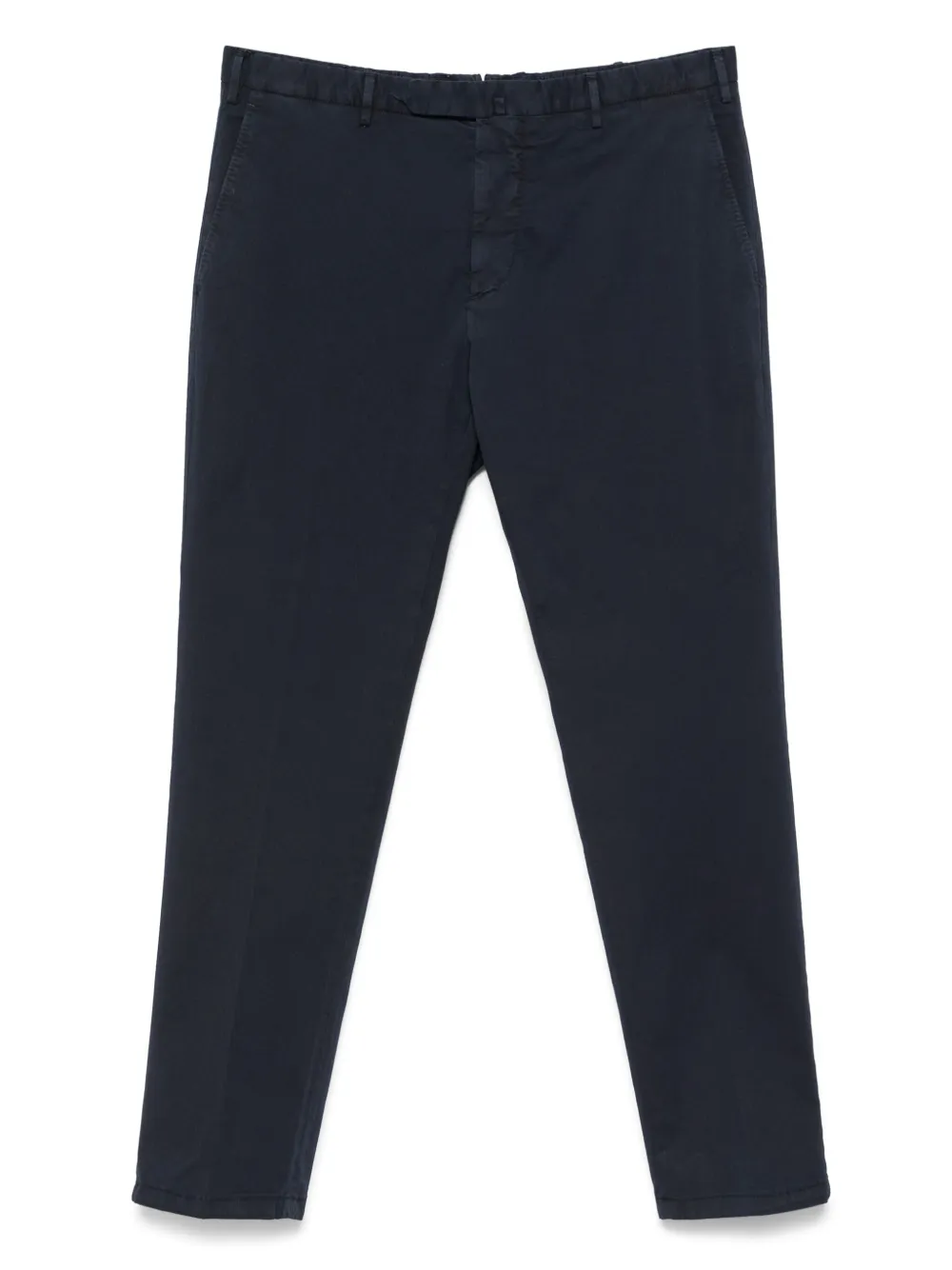 pressed-crease chino trousers