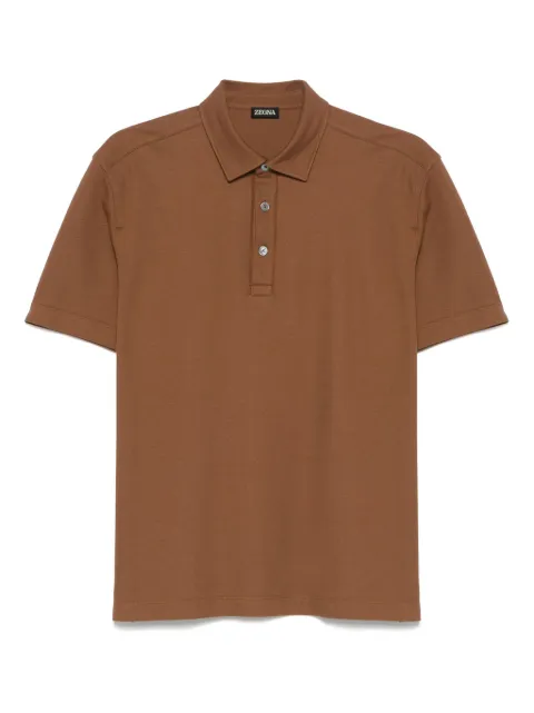 Zegna polo de algodón