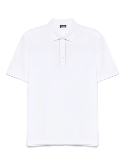 Zegna polo de algodón