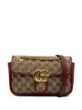 Gucci Pre-Owned 2016-2024 Mini GG Marmont Matelasse Canvas Flap crossbody bag - Brown
