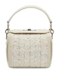 Alexander McQueen Pre-Owned 2024 Box Nano tweed tote bag - Neutrals