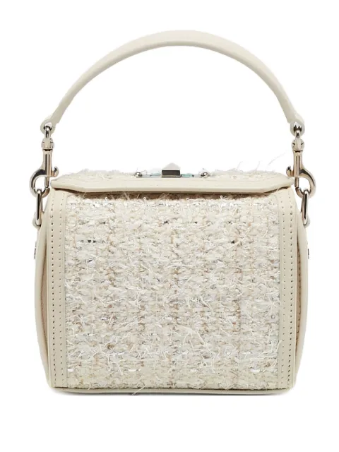 Alexander McQueen Pre-Owned 2024 Box Nano tweed tote bag