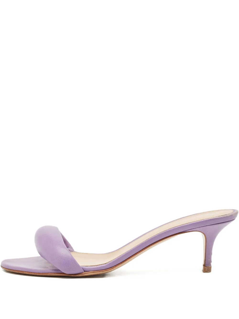 Gianvito Rossi pre owned 55mm patent leather sandals | Purple | Image 1