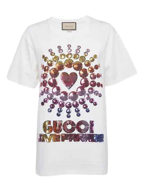 Gucci Pre-Owned sequin-embellished T-shirt