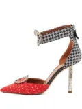 Malone Souliers heart-buckle pattern pumps - Red