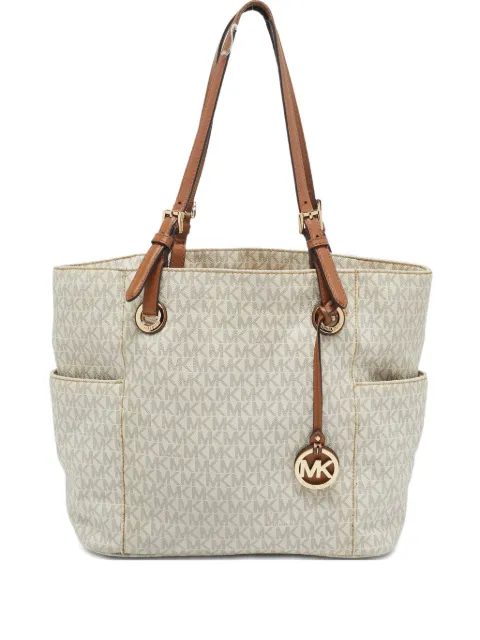 Michael Kors Vintage monogram leather tote bag