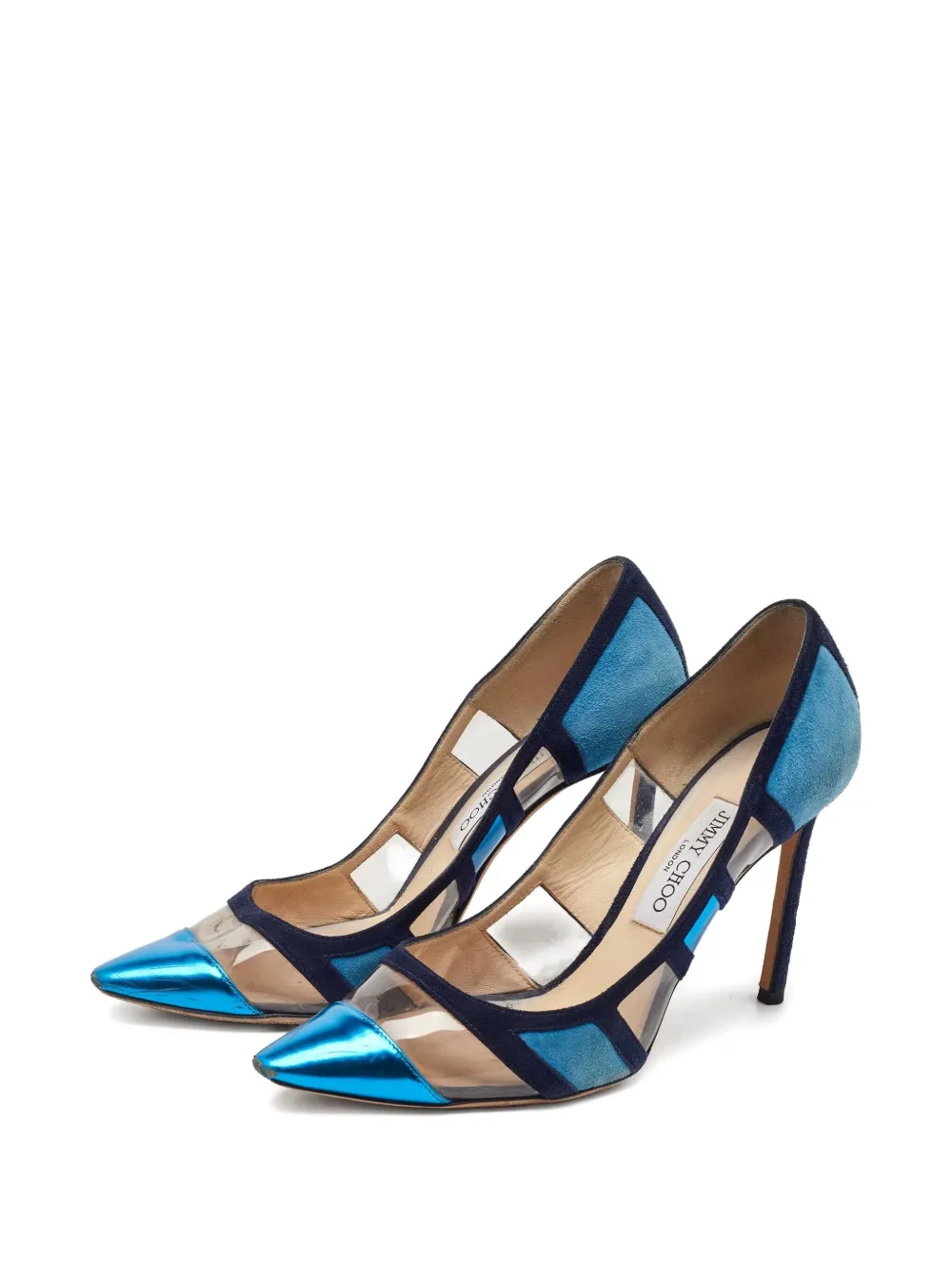 Jimmy Choo Pre-Owned suede-panel pumps | Image 2