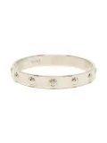 Carolina Herrera Vintage pre-owned CH monogram studded bangle - Silver