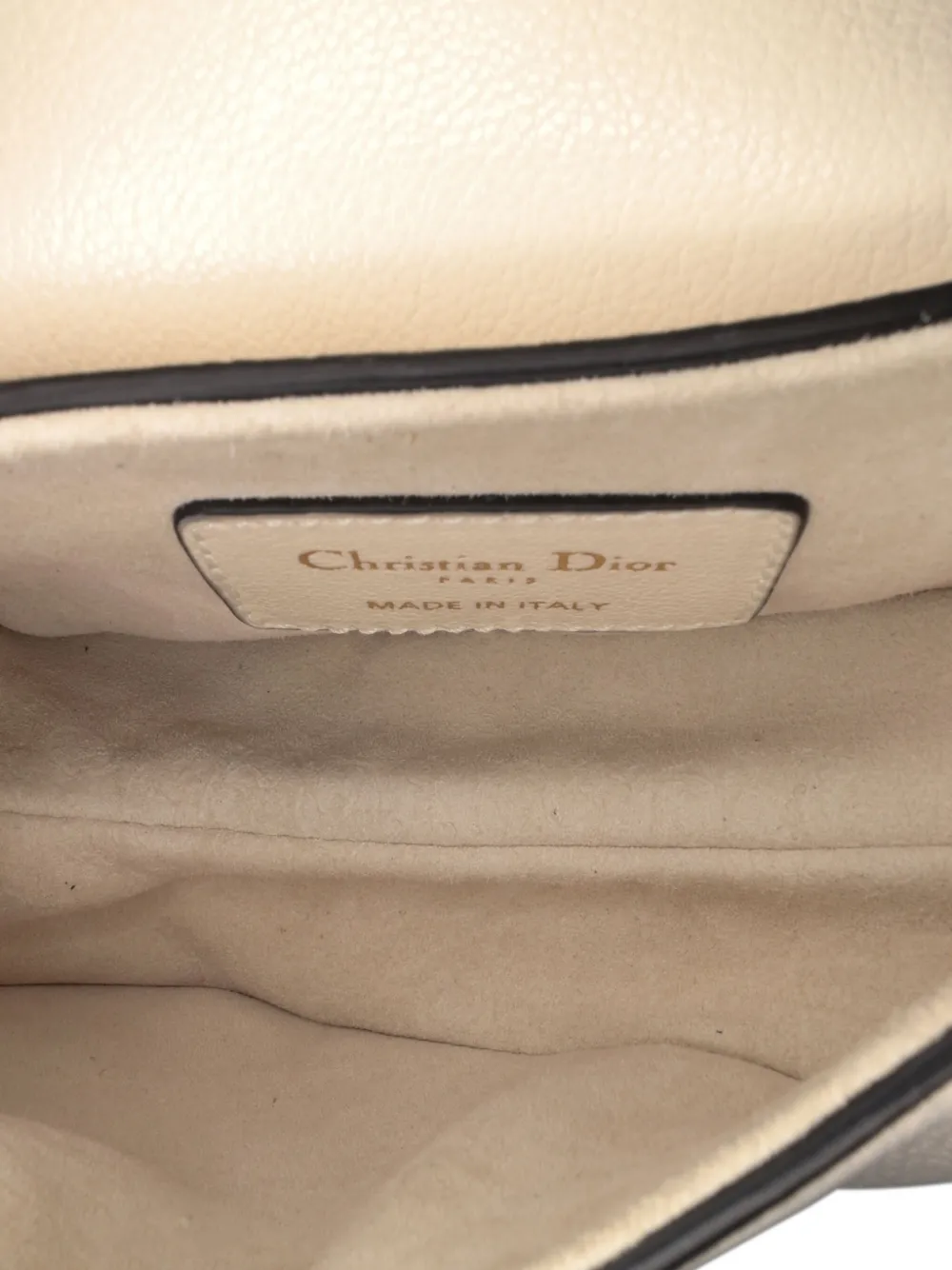 Pre-owned Dior 2021 Micro Goatskin Saddle Satchel