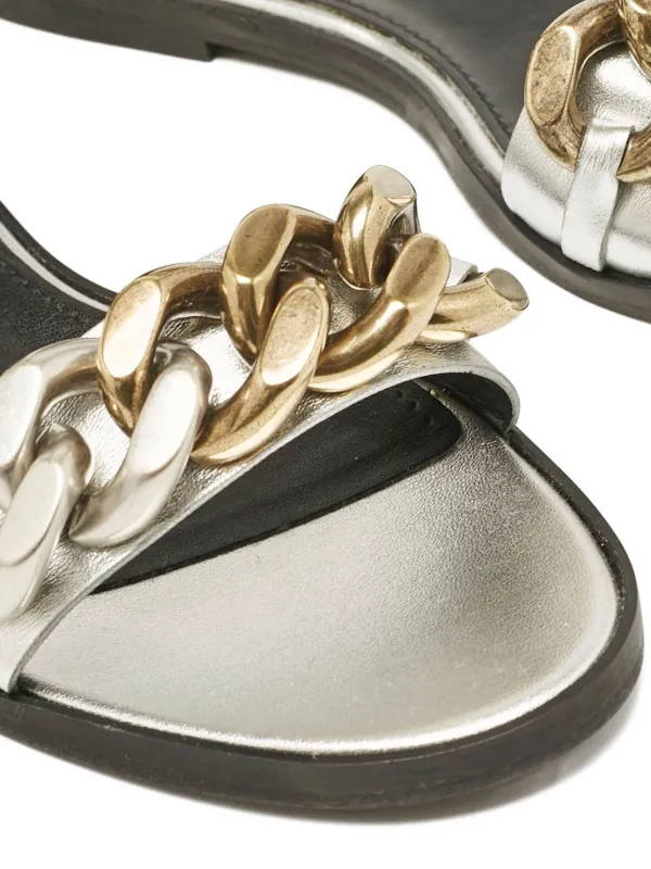 Stella McCartney Pre-Owned 2024 Falabella Sandals Silver