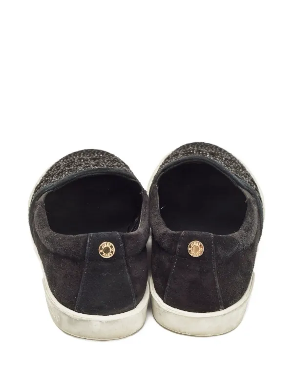 Jimmy Choo Pre-Owned ビジュートリム スリッポンスニーカー 