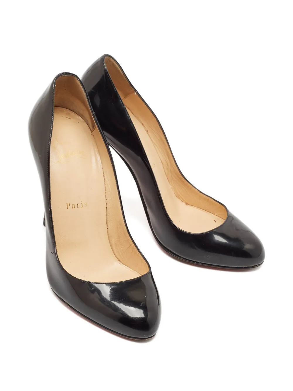 Pre-owned Christian Louboutin 120mm Patent-leather Pumps