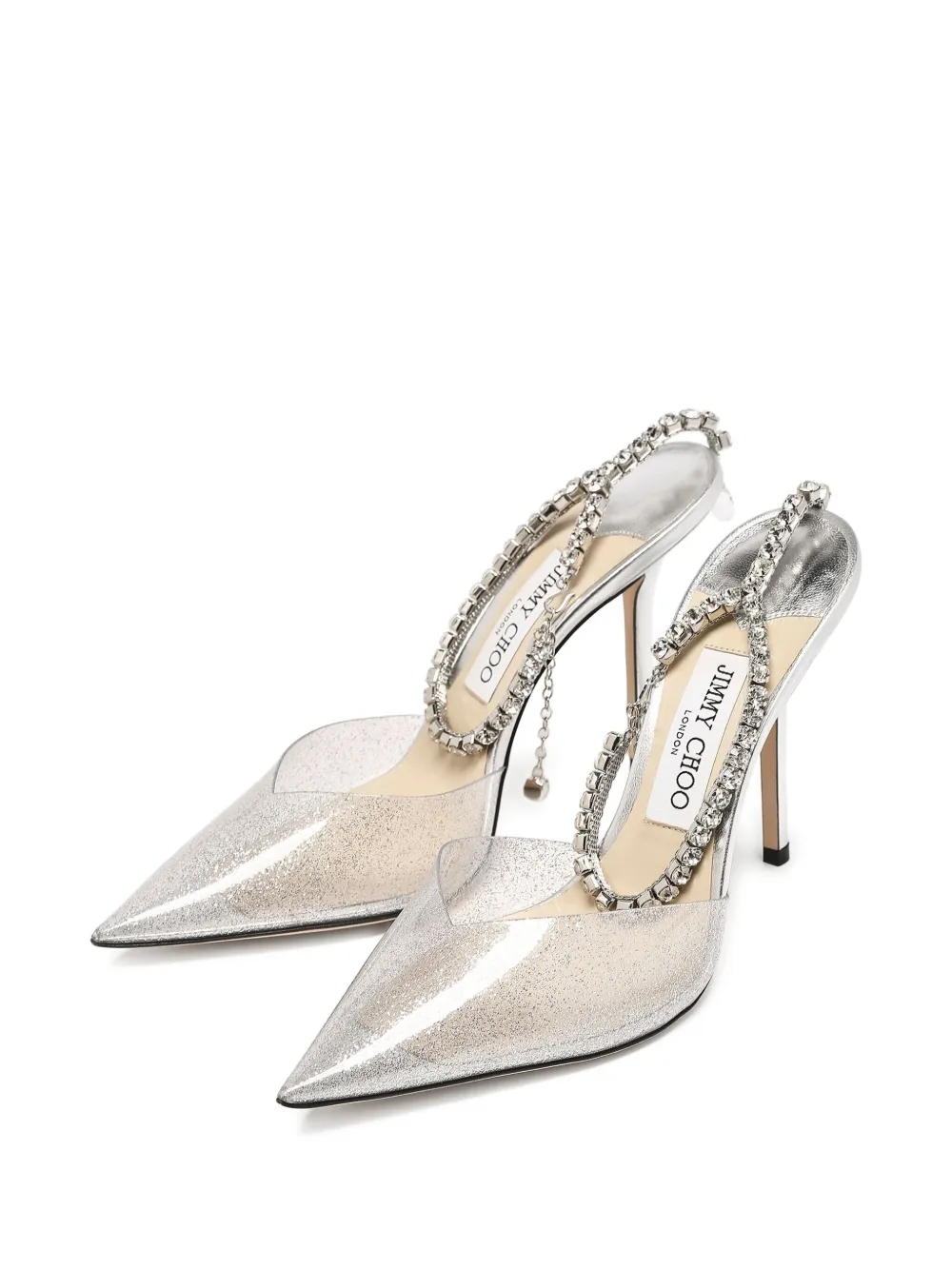 Jimmy Choo Pre-Owned crystal ankle-strap pumps | Heeled Pumps | Image 2