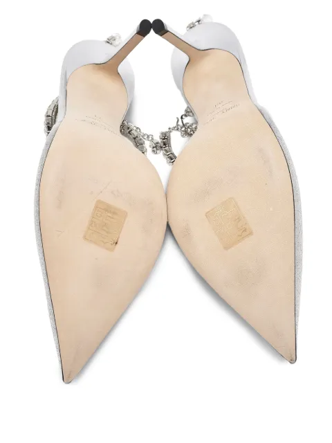 Jimmy Choo Pre-Owned 크리스털 앵클 스트랩 펌프스