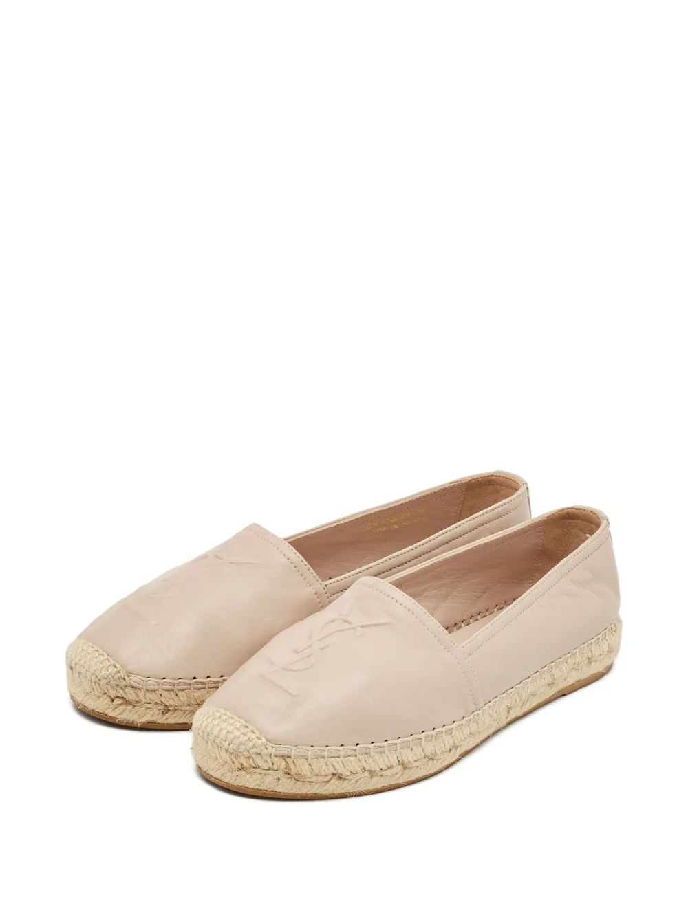 Saint Laurent Pre-Owned leather flat espadrilles | Flat Espadrilles | Image 2