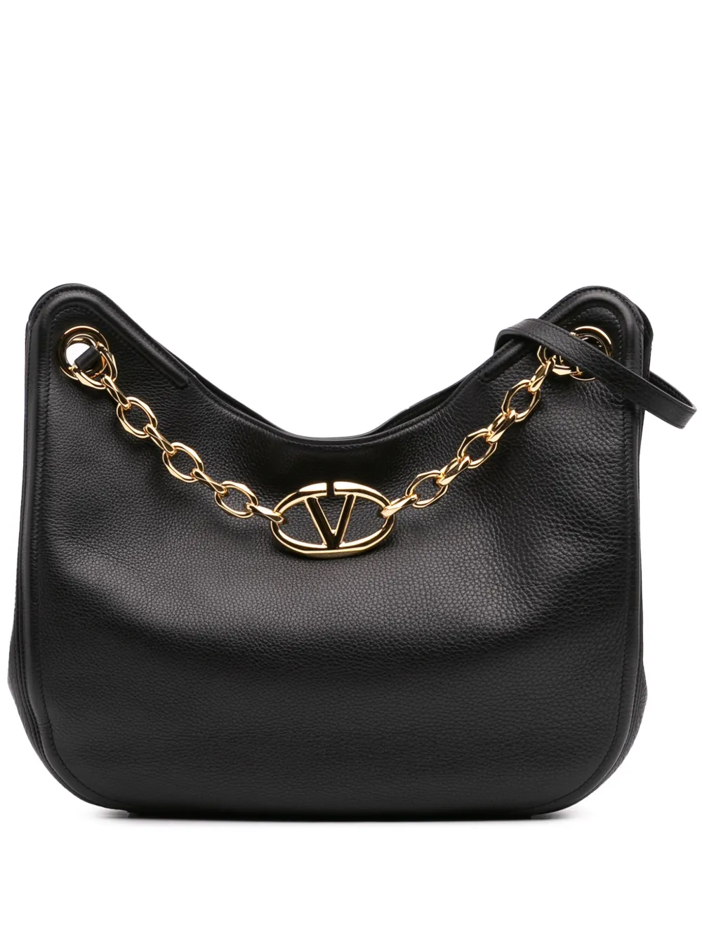 2021-2025 Leather Vlogo Gate shoulder bag
