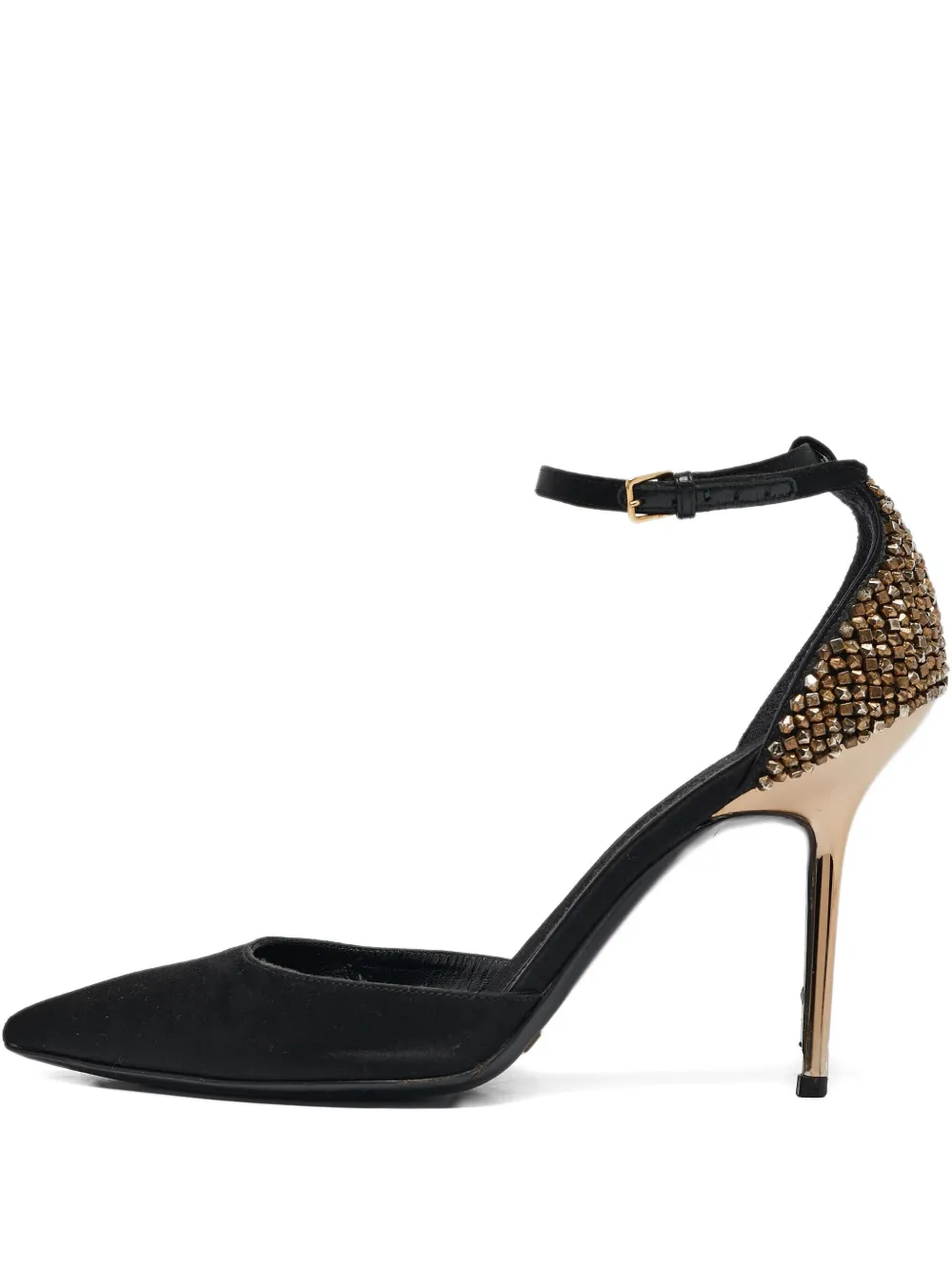 ankle-strap embellishment pumps