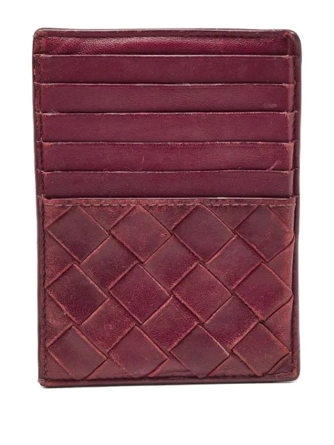 Bottega Veneta Pre-Owned Intrecciato zip cardholder