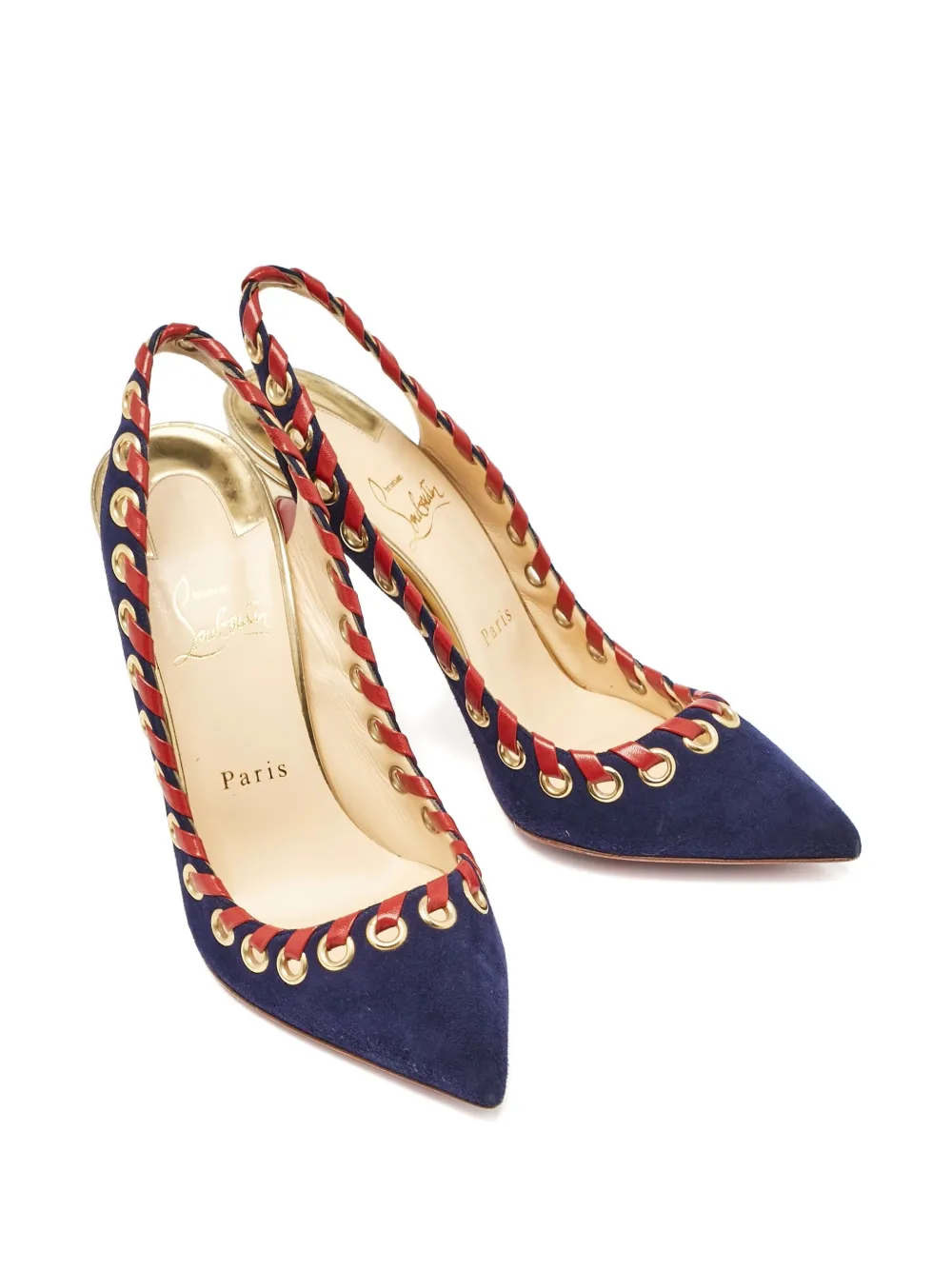 Christian Louboutin Pre-Owned 2024 125mm スリングバック パンプス | Image 2