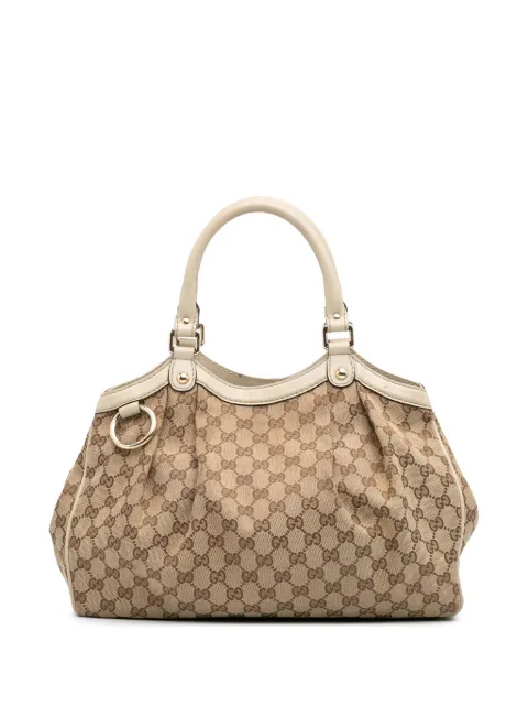 Gucci Pre-Owned 2016-2024 Medium GG Canvas Sukey tote bag