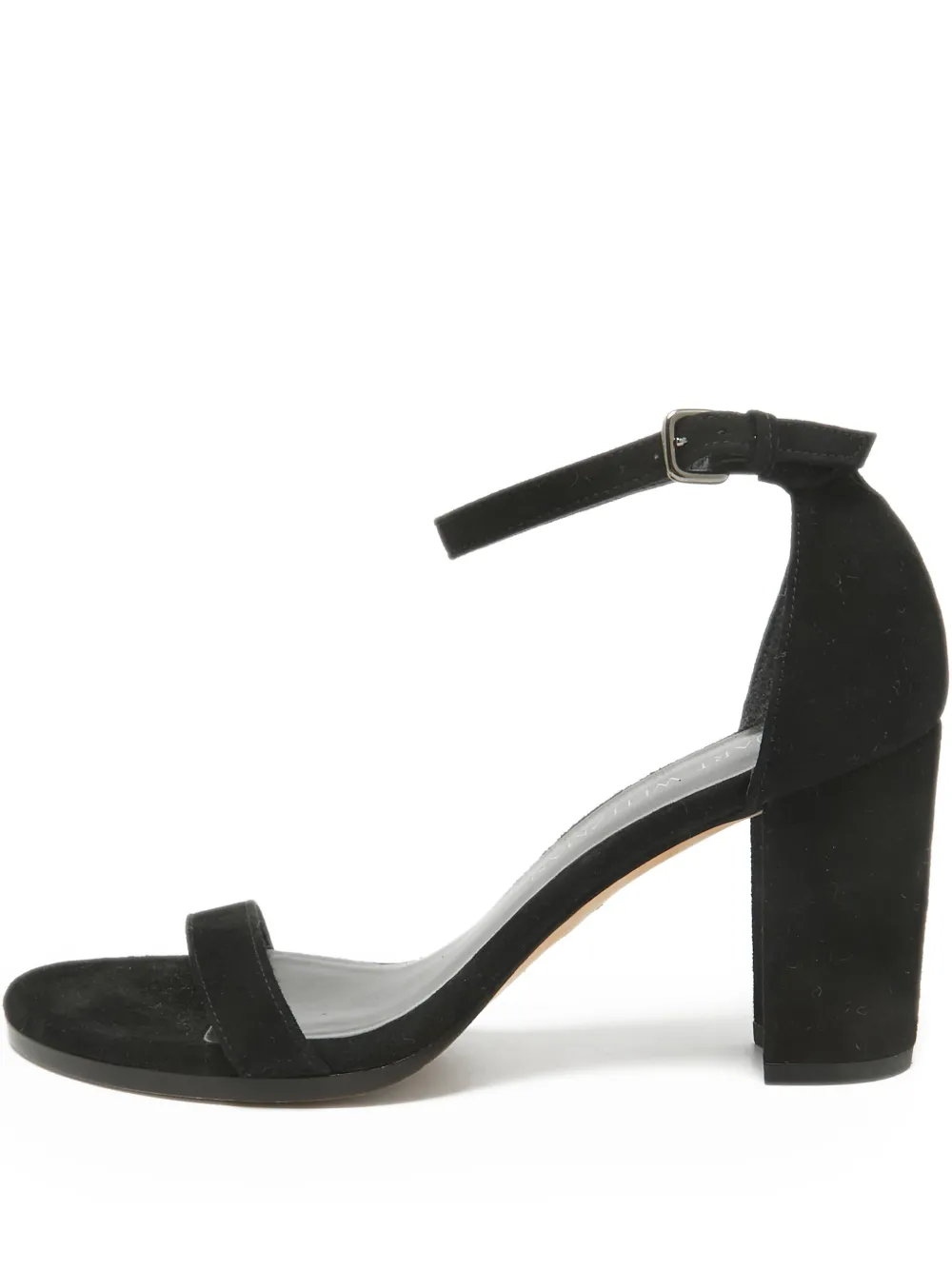 Stuart Weitzman pre-owned 80mm Nearlynude block-heel ankle-strap sandals | Black | Image 1