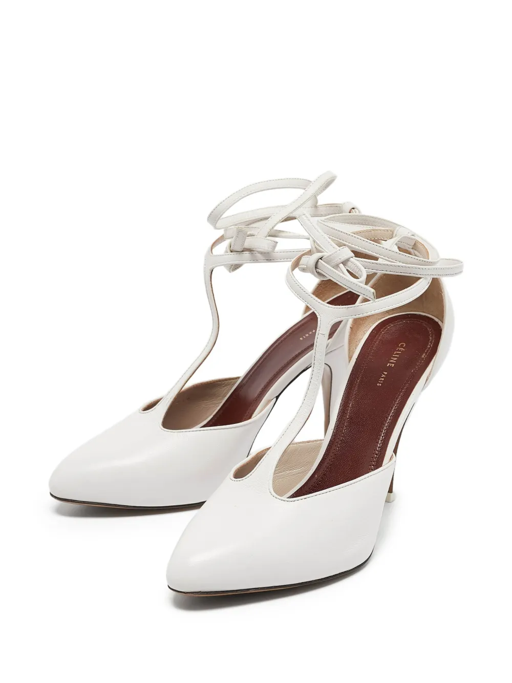Céline Pre-Owned 100mm leather sandals | Image 2