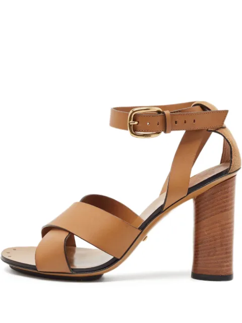 Gucci Pre-Owned 90mm leather sandals