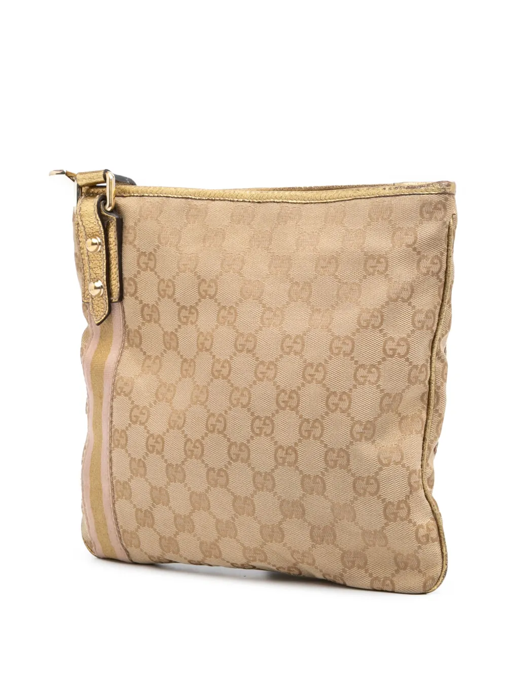 Pre-owned Gucci 2016-2024 Gg Canvas Jolicoeur Crossbody Bag