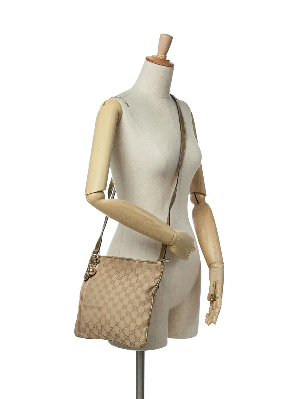 Pre-owned Gucci 2016-2024 Gg Canvas Jolicoeur Crossbody Bag