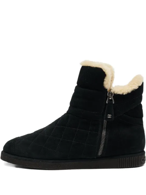 CHANEL Pre-Owned 2024 velour boots