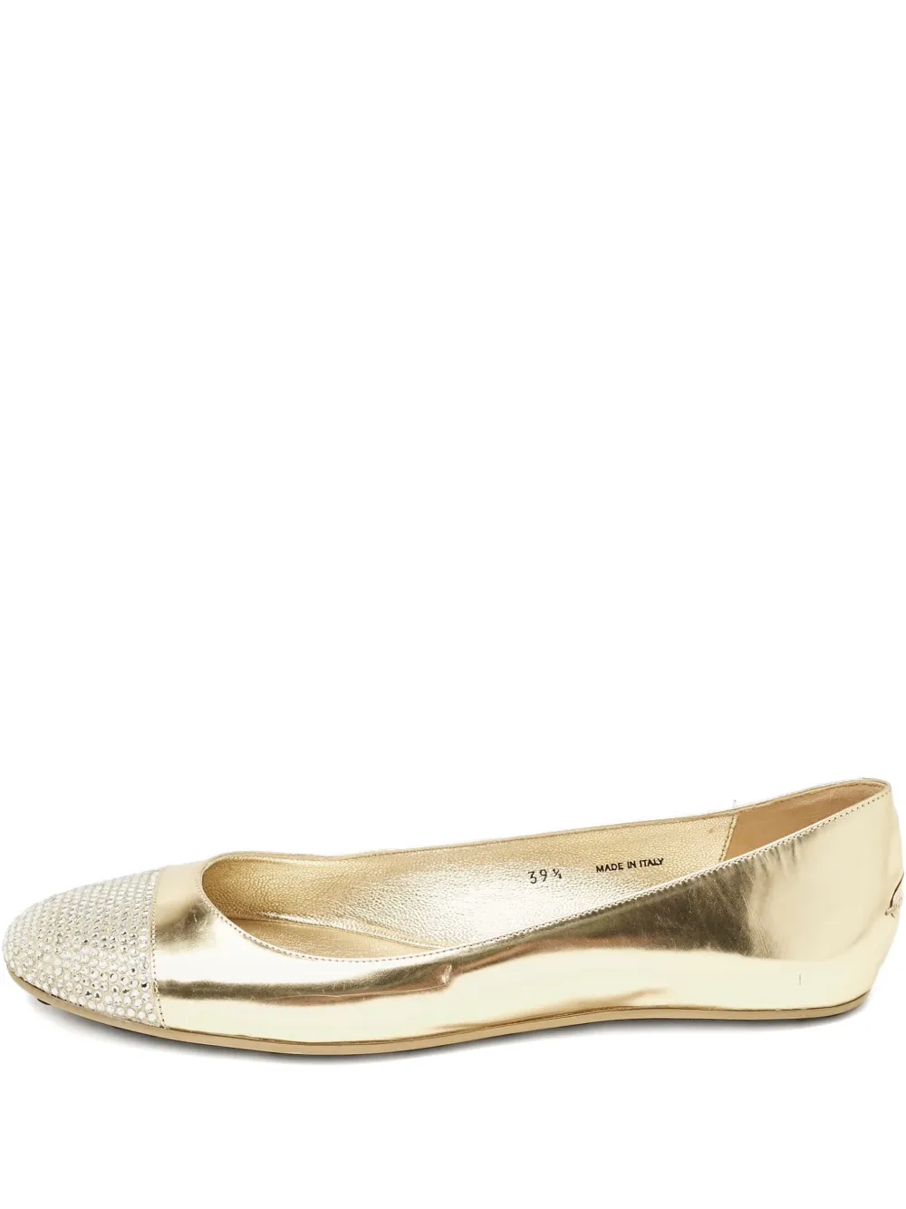 Jimmy Choo Pre-Owned 2024 Waine ballet flats | Gold | Image 1