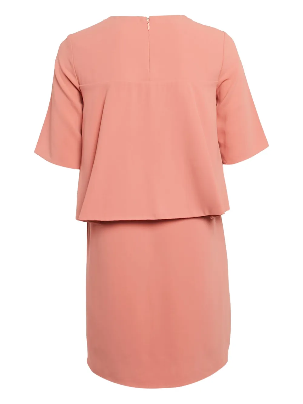 Elisabetta Franchi Midi-jurk met ruches - Roze