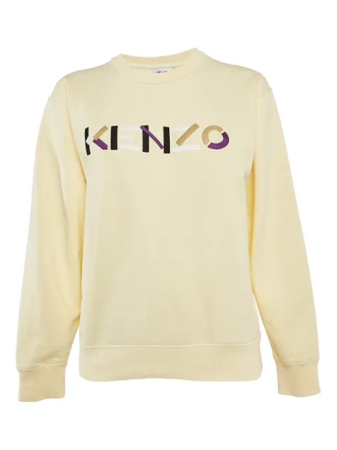 Kenzo Pre-Owned 2024 logo-embroidery sweatshirt