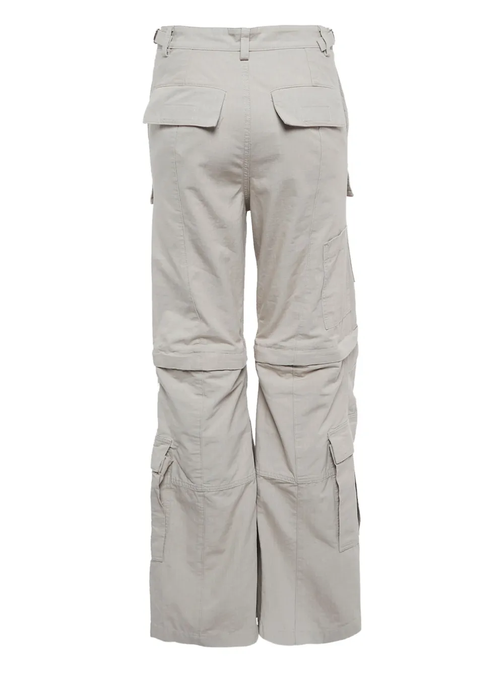 Balenciaga Pre-Owned Flared katoenen cargo broek - Beige
