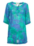 Weekend Max Mara floral-print tunic - Blue