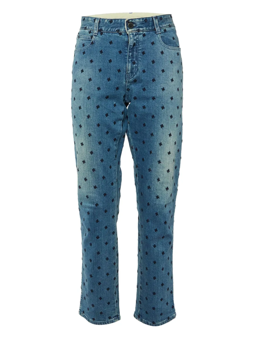 Stella McCartney Pre-Owned embroidered jeans | Blue | Image 1