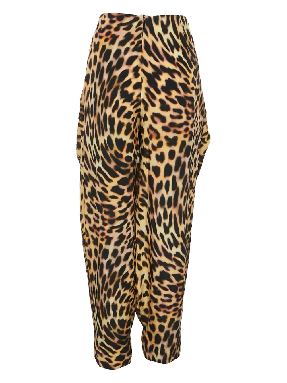 Stella McCartney Pre-Owned pantalon en soie à imprimé léopard | Image 2