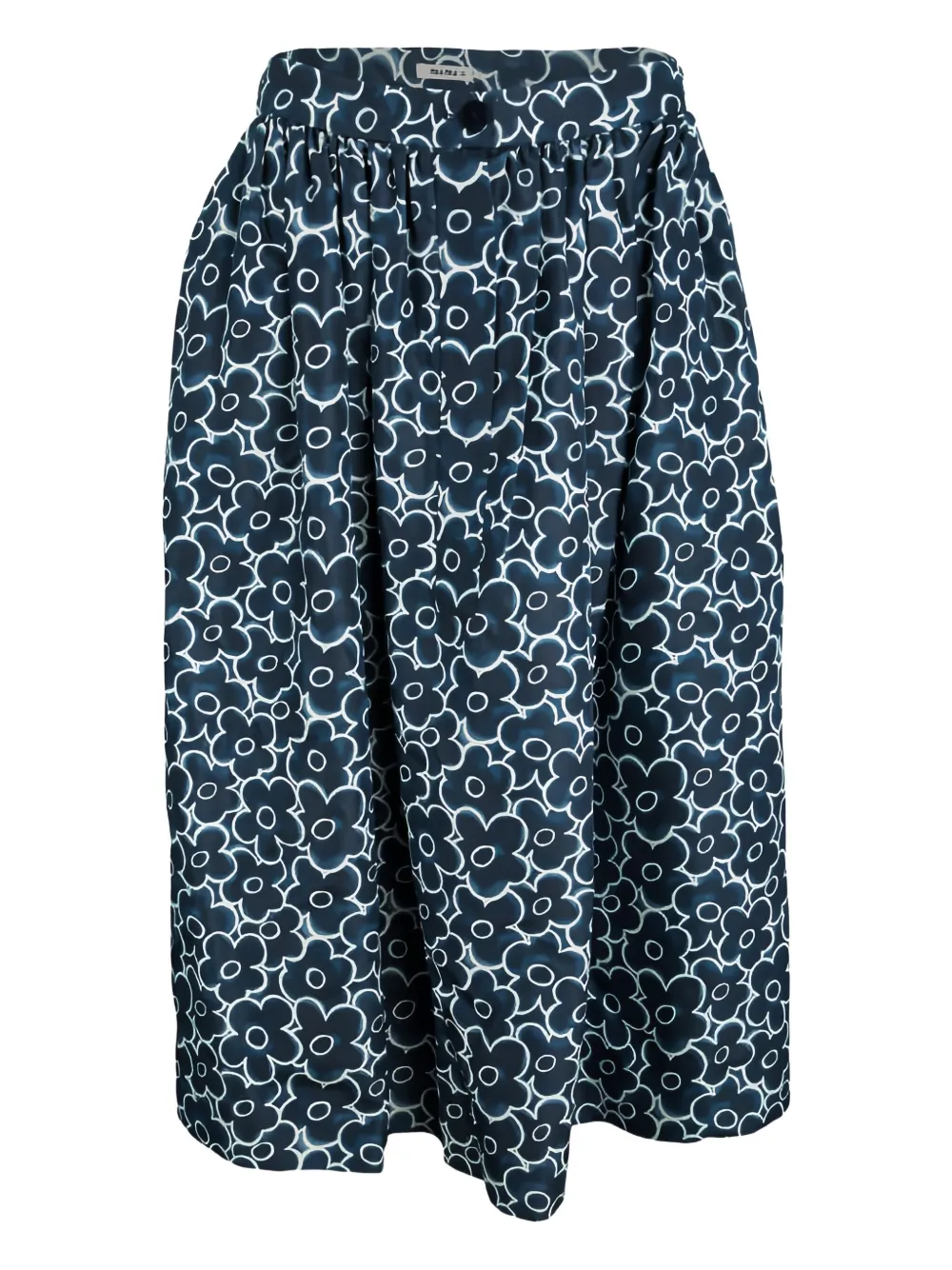 Miu Miu Pre-Owned Gonna a fiori - Blu