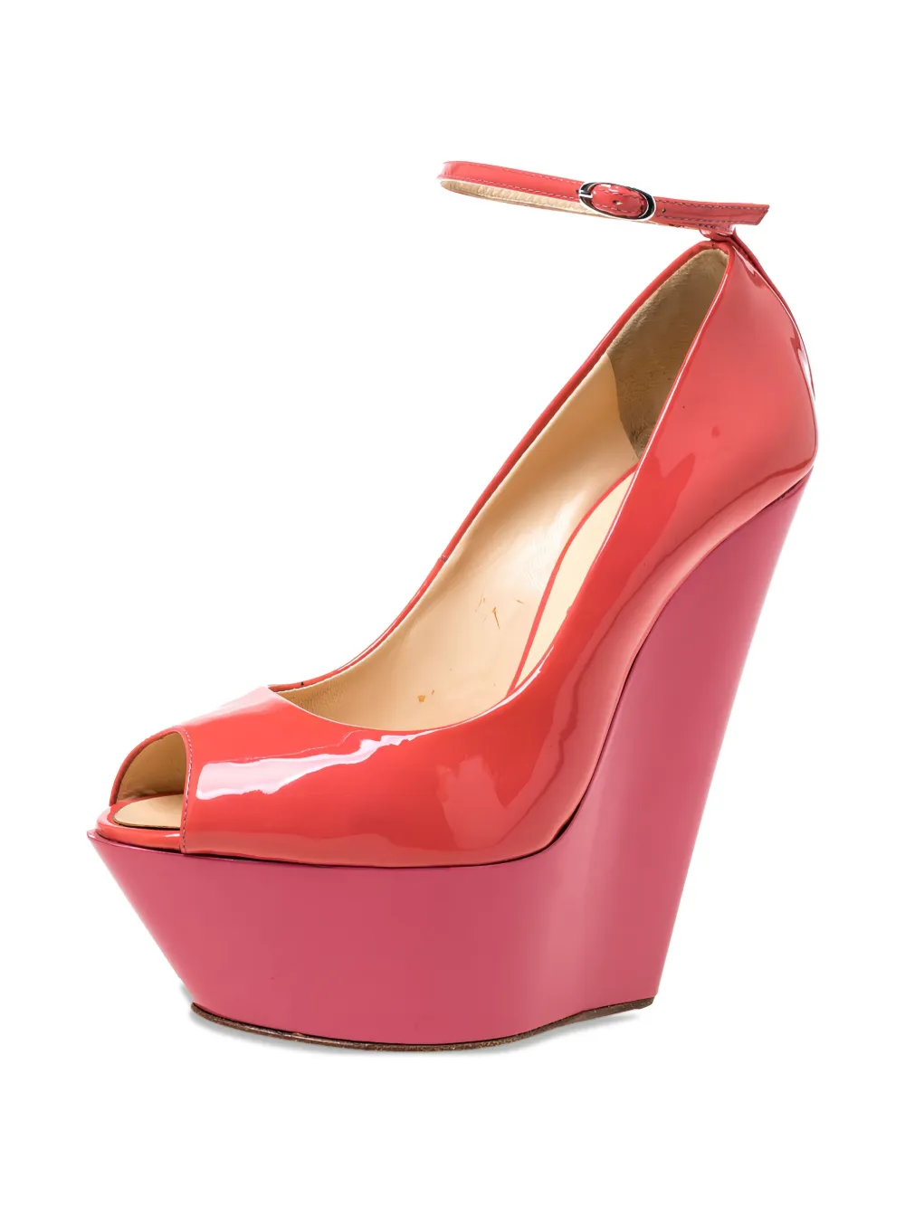 Giuseppe Zanotti Vintage 150 mm pumps met open neus - Oranje