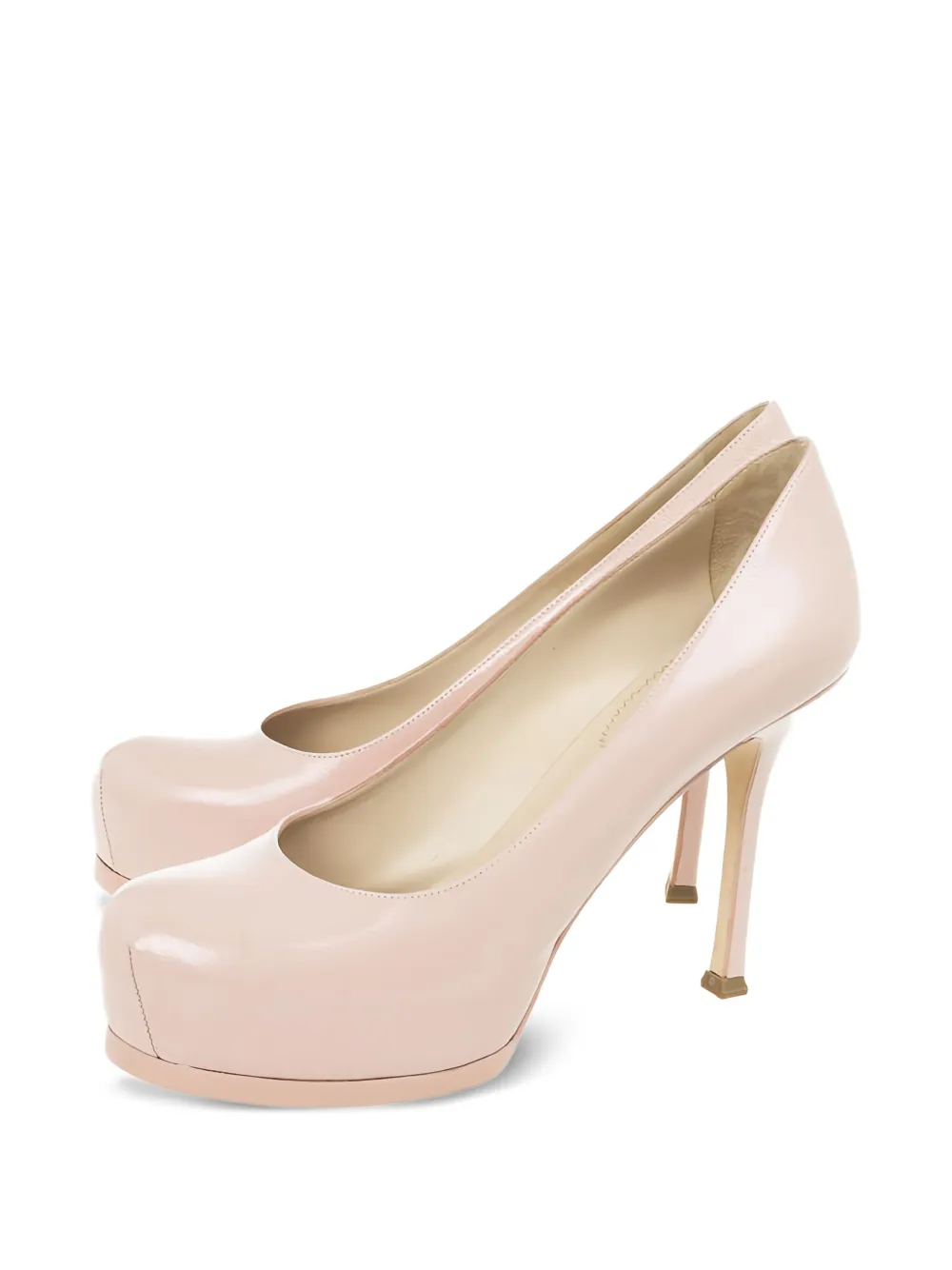 Saint Laurent Pre-Owned Pumps met leren hak - Roze