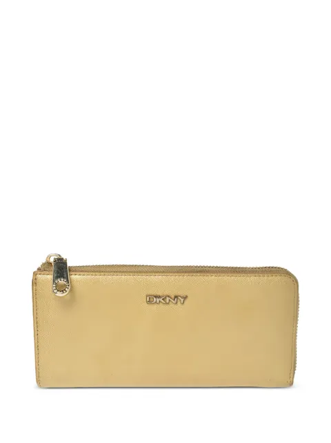 DKNY Vintage pre-owned zip leather continental wallet