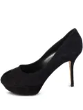 Sergio Rossi Vintage suede platform pumps - Blue
