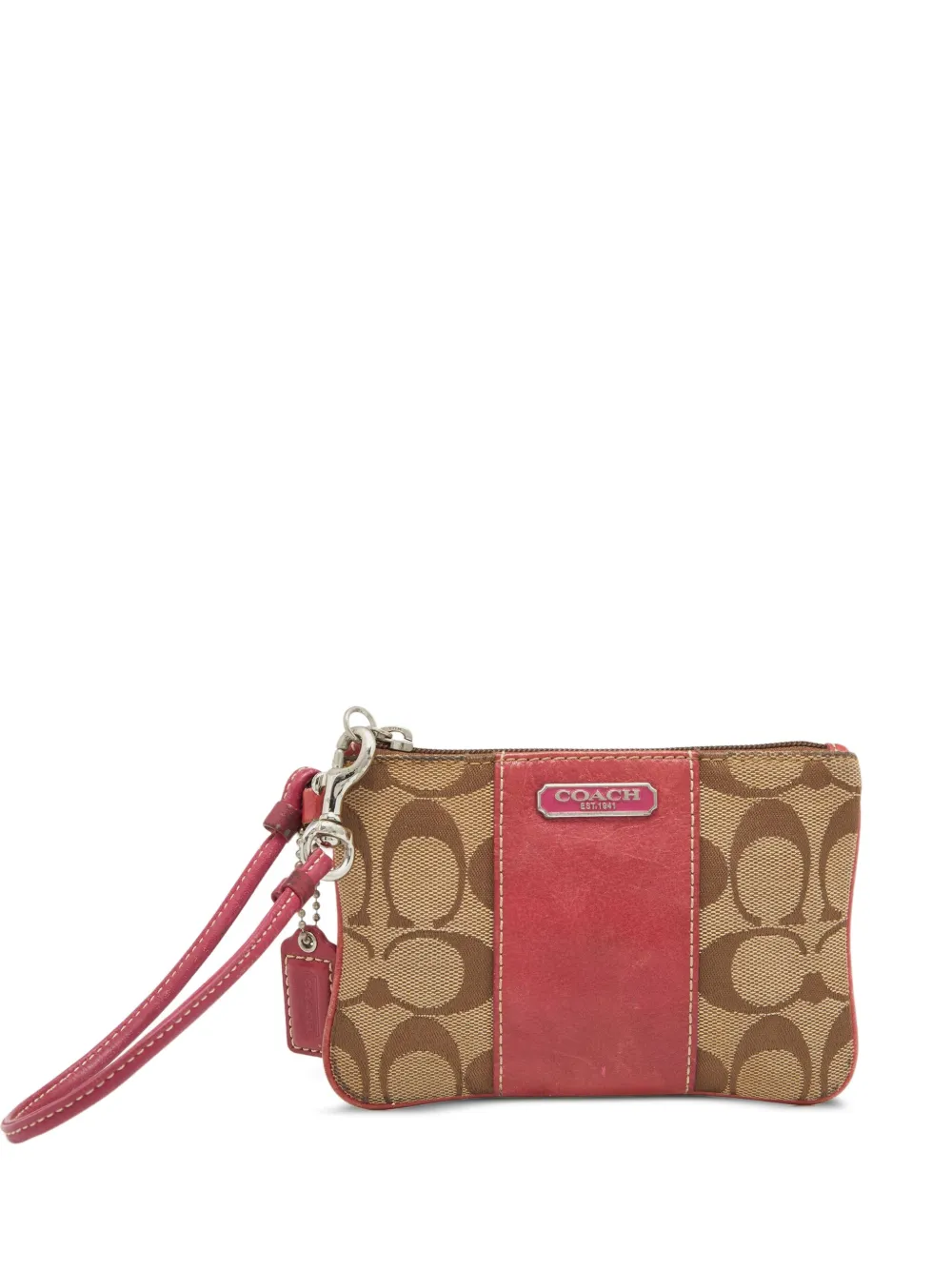 Coach Vintage pochette à plaque logo - Tons neutres