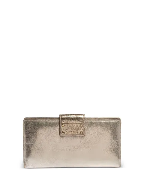 Kate Spade leather flap clutch bag