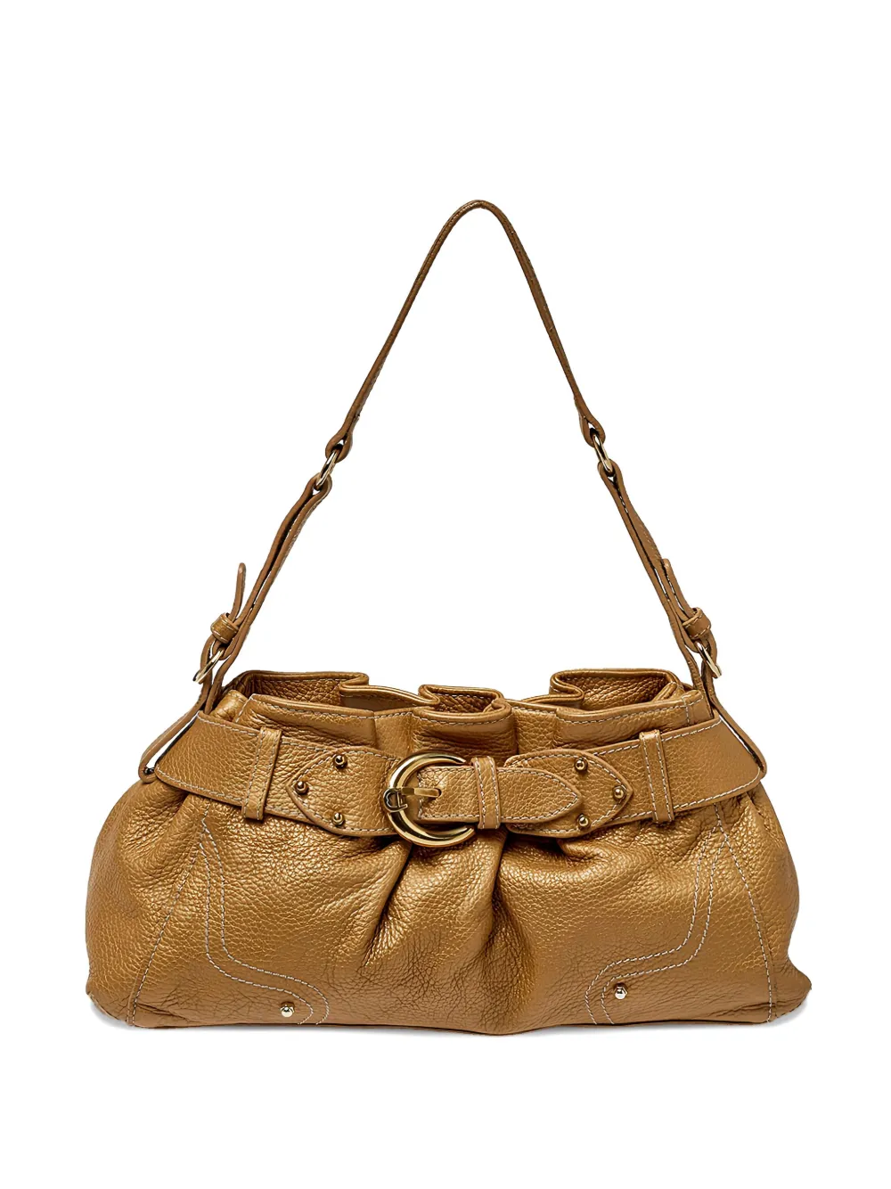 Aigner Vintage leather shoulder bag | Gold | Image 1