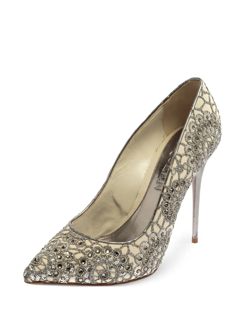Alexander McQueen Pre-Owned 125mm sequin-embellished heeled pumps | Image 2