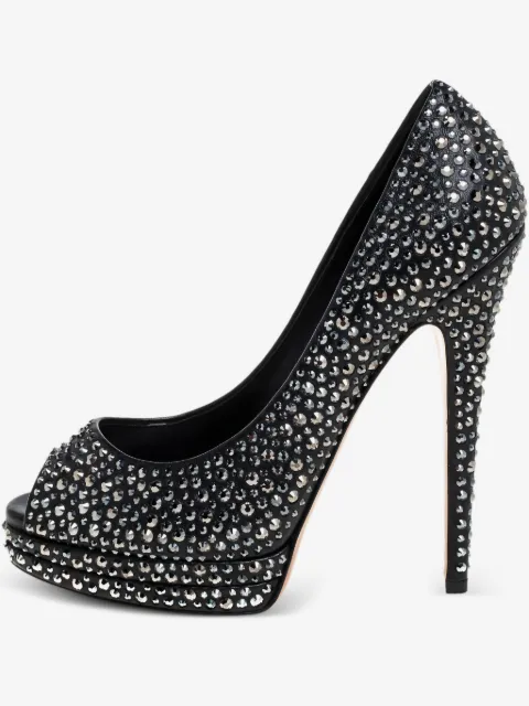 Casadei Vintage Pre-owned 140mm crystal-embellished pumps