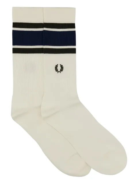 Fred Perry embroidered-logo socks