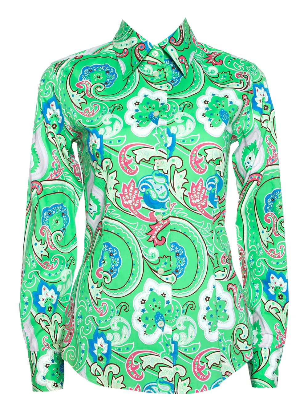 Etro Pre-Owned Camicia con stampa paisley - Verde