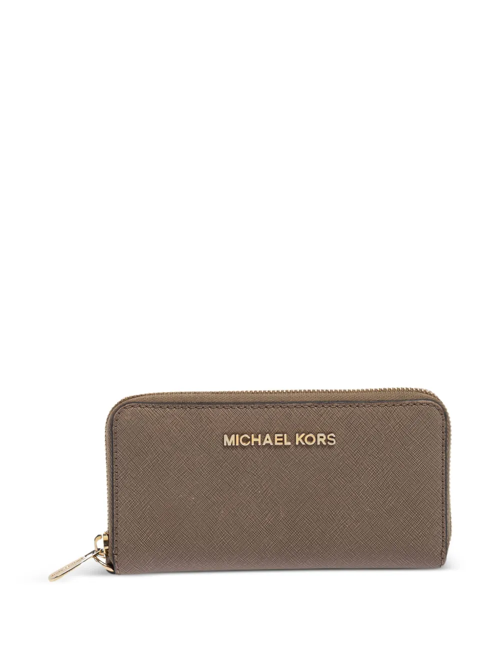 Michael Kors Vintage プレオウンド ファスナー財布 - ニュートラル Michael Kors Vintage プレオウンド ファスナー財布 - ニュートラル